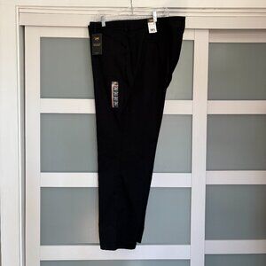 LEE Plus Straight Fit Khaki Chino Women's Pants sz 28W Medium Black  NEW NWT